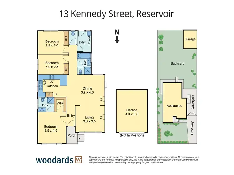 Floorplan of Homely house listing, 13 Kennedy Street, Reservoir VIC 3073
