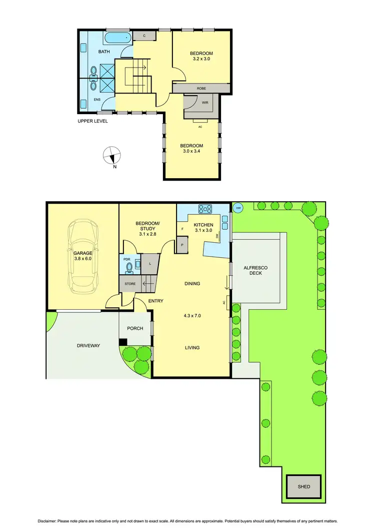 Floorplan of Homely townhouse listing, 2/2 Highclere Avenue, Mount Waverley VIC 3149
