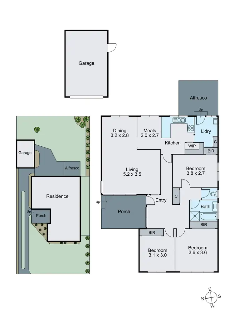 Floorplan of Homely house listing, 24 Kardinian Avenue, Cheltenham VIC 3192