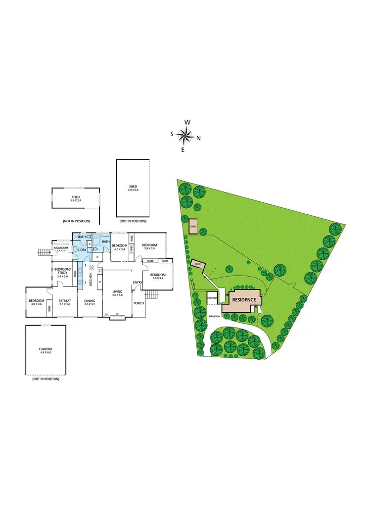 Floorplan of Homely house listing, 71 Thompson Crescent, Research VIC 3095