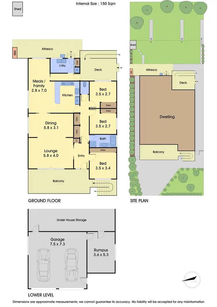 Floorplan of Homely house listing, 10 Lakeview Terrace, Templestowe Lower VIC 3107