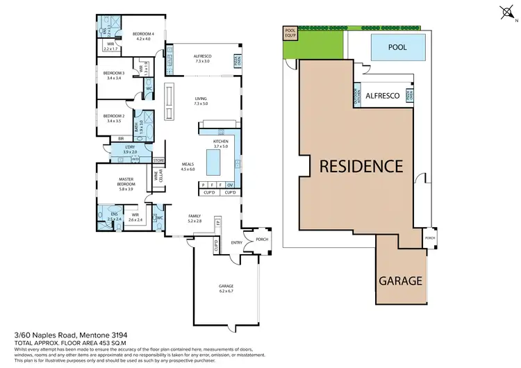 Floorplan of Homely house listing, 3/60 Naples Road, Mentone VIC 3194