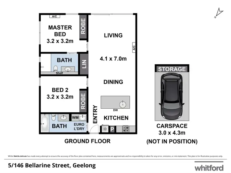 Floorplan of Homely apartment listing, 5/146 Bellerine Street, Geelong VIC 3220