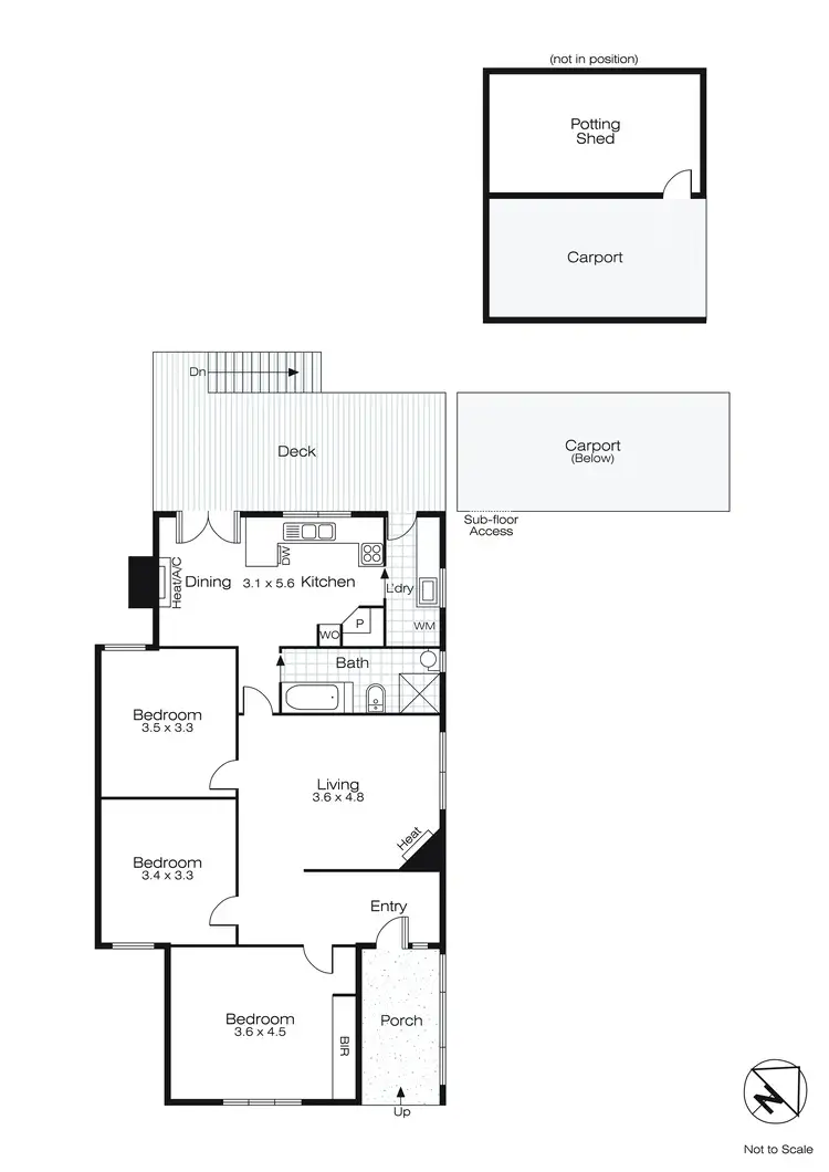 Floorplan of Homely house listing, 622 Barkly Street, Golden Point VIC 3350
