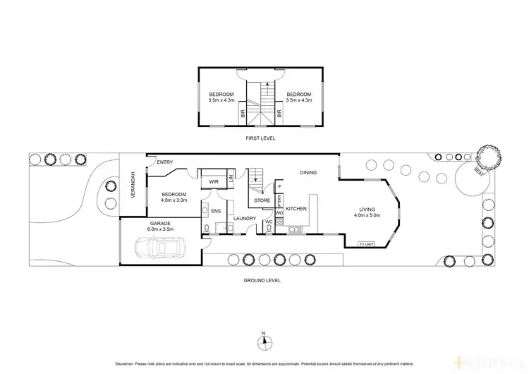 Floorplan of Homely townhouse listing, 2/95 Sunset Strip, Ocean Grove VIC 3226