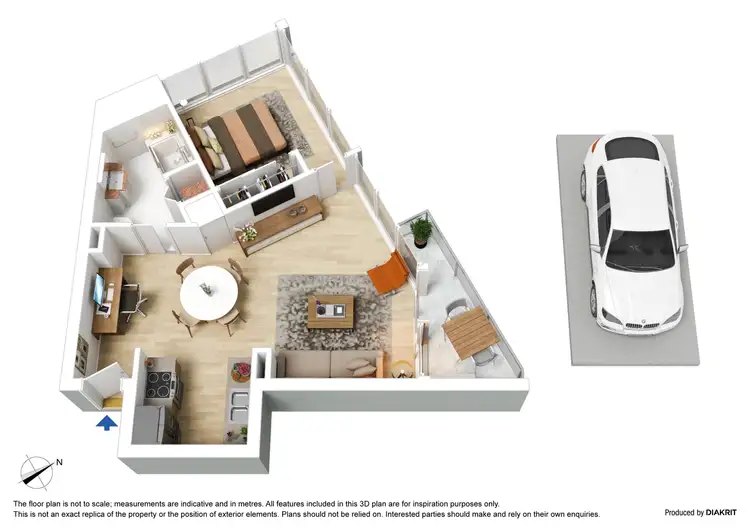 Floorplan of Homely apartment listing, 1011/180 City Road, Southbank VIC 3006