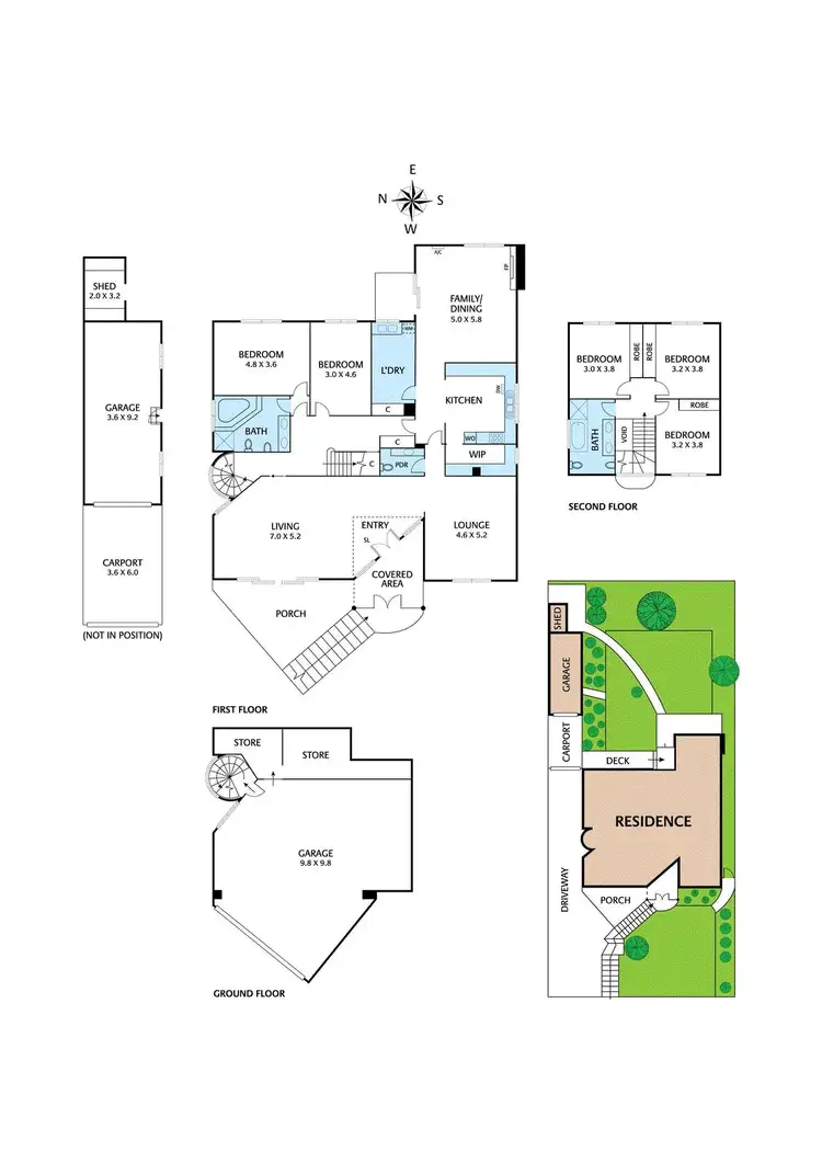 Floorplan of Homely house listing, 8 Withers Street, Ivanhoe East VIC 3079