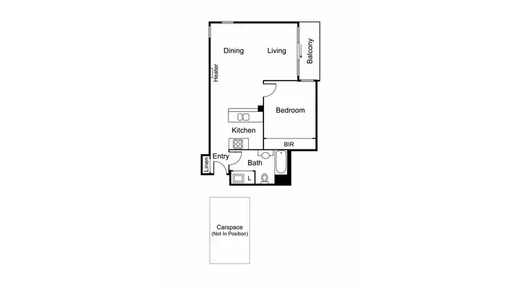 Floorplan of Homely apartment listing, 99/63 Dorcas Street, South Melbourne VIC 3205