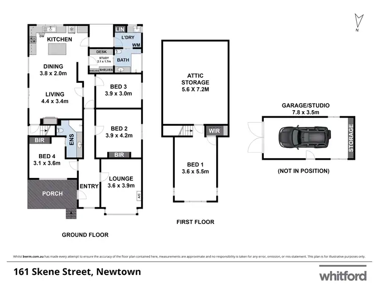 Floorplan of Homely house listing, 161 Skene Street, Newtown VIC 3220