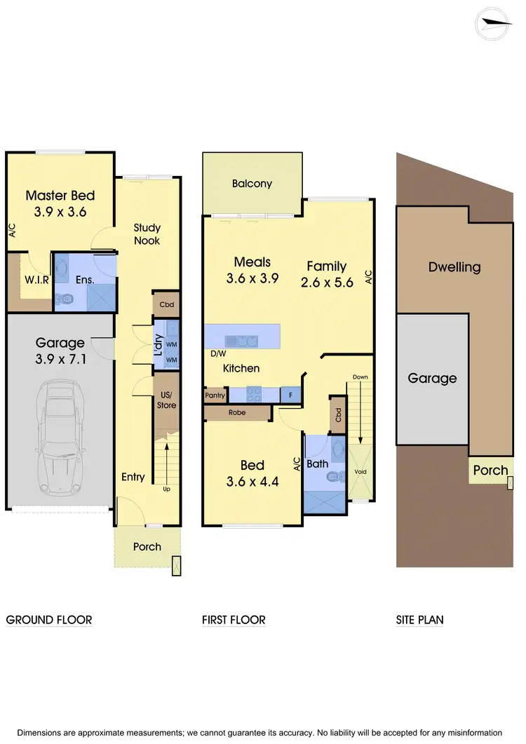 Floorplan of Homely townhouse listing, 3/34 Rouke Street, Lilydale VIC 3140