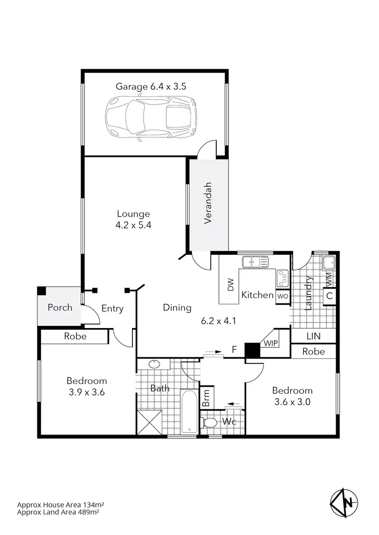 Floorplan of Homely house listing, 1/1118 Havelock Street, Ballarat North VIC 3350