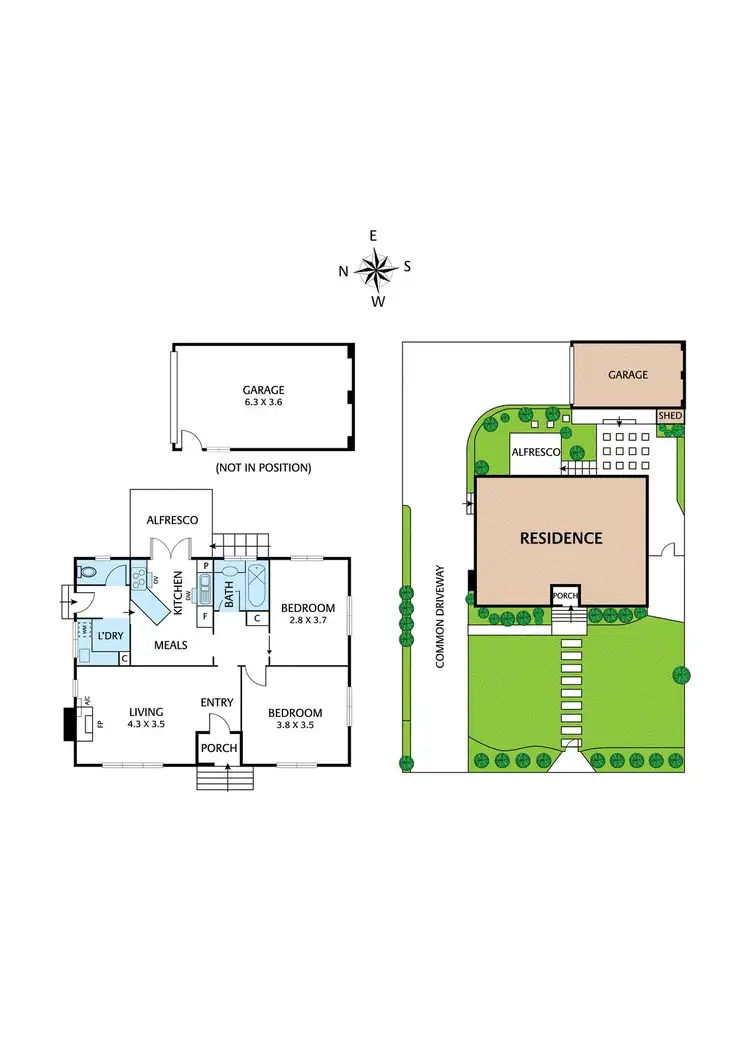 Floorplan of Homely house listing, 1/64 Seston Street, Reservoir VIC 3073