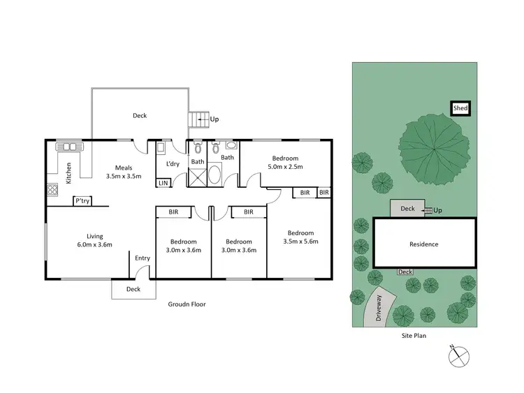 Floorplan of Homely house listing, 19 Girvan Grove, Point Lonsdale VIC 3225