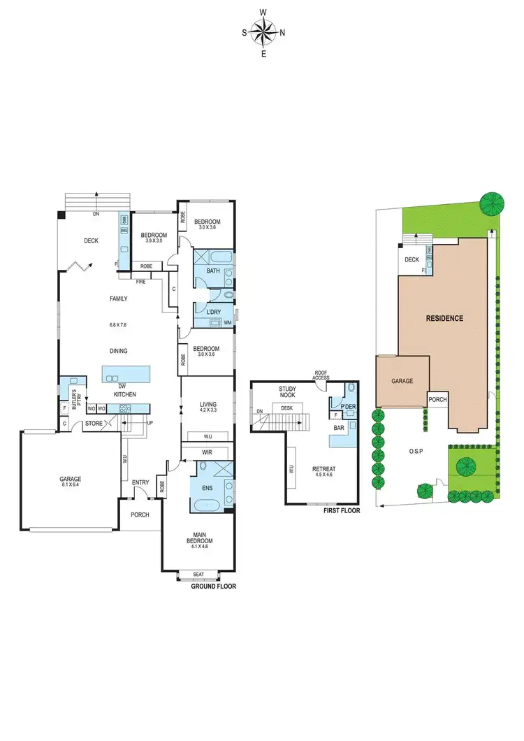 Floorplan of Homely house listing, 53 Godfrey Street, Bentleigh VIC 3204