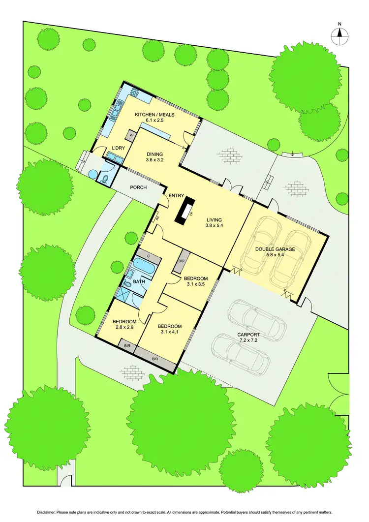 Floorplan of Homely house listing, 20 Naughton Grove, Blackburn VIC 3130