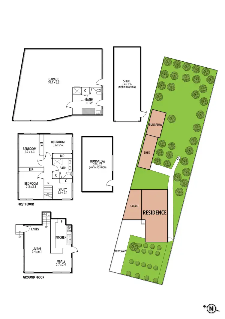 Floorplan of Homely house listing, 38 Austin Crescent, Pascoe Vale VIC 3044