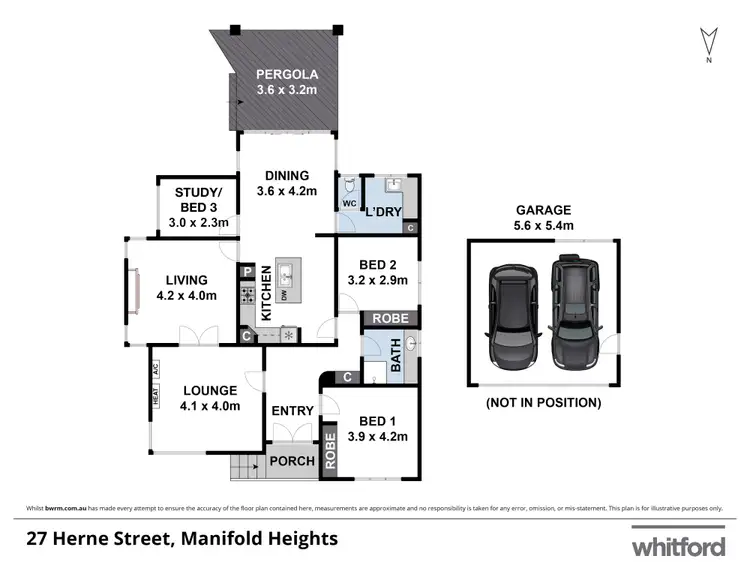 Floorplan of Homely house listing, 27 Herne Street, Manifold Heights VIC 3218