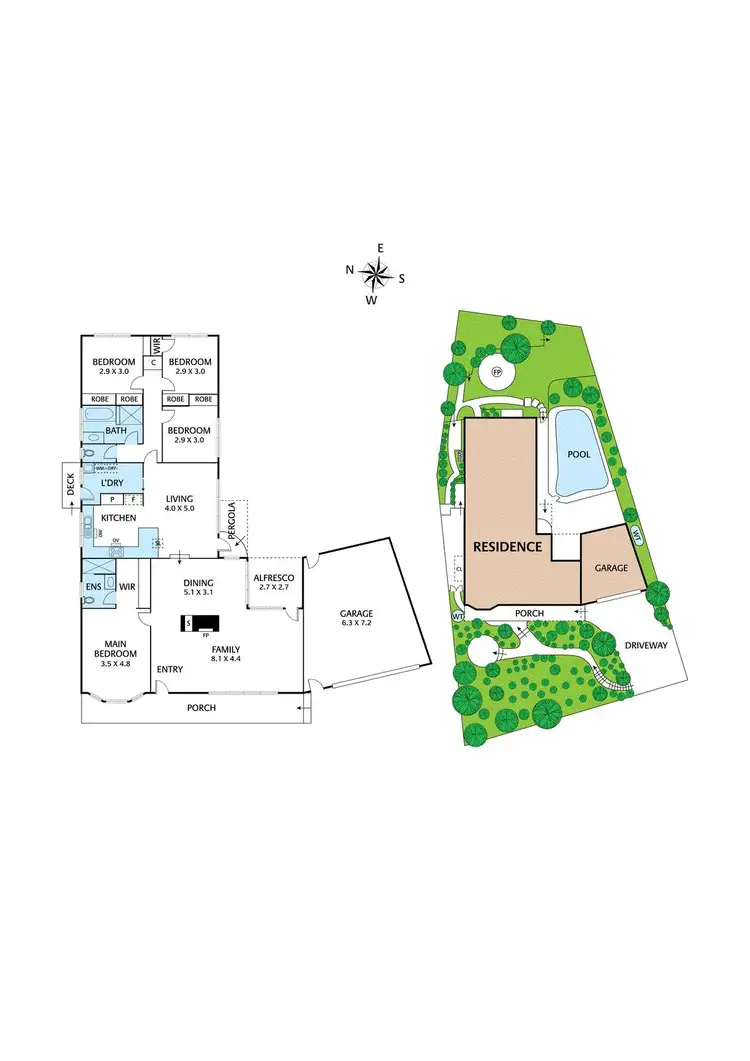 Floorplan of Homely house listing, 52 Malabar Crescent, Eltham VIC 3095