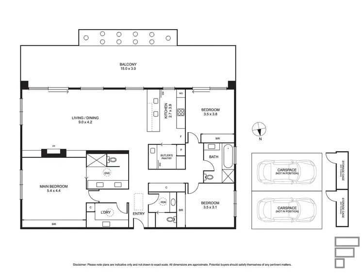 Floorplan of Homely apartment listing, 202/91 Balaclava Road, Caulfield North VIC 3161