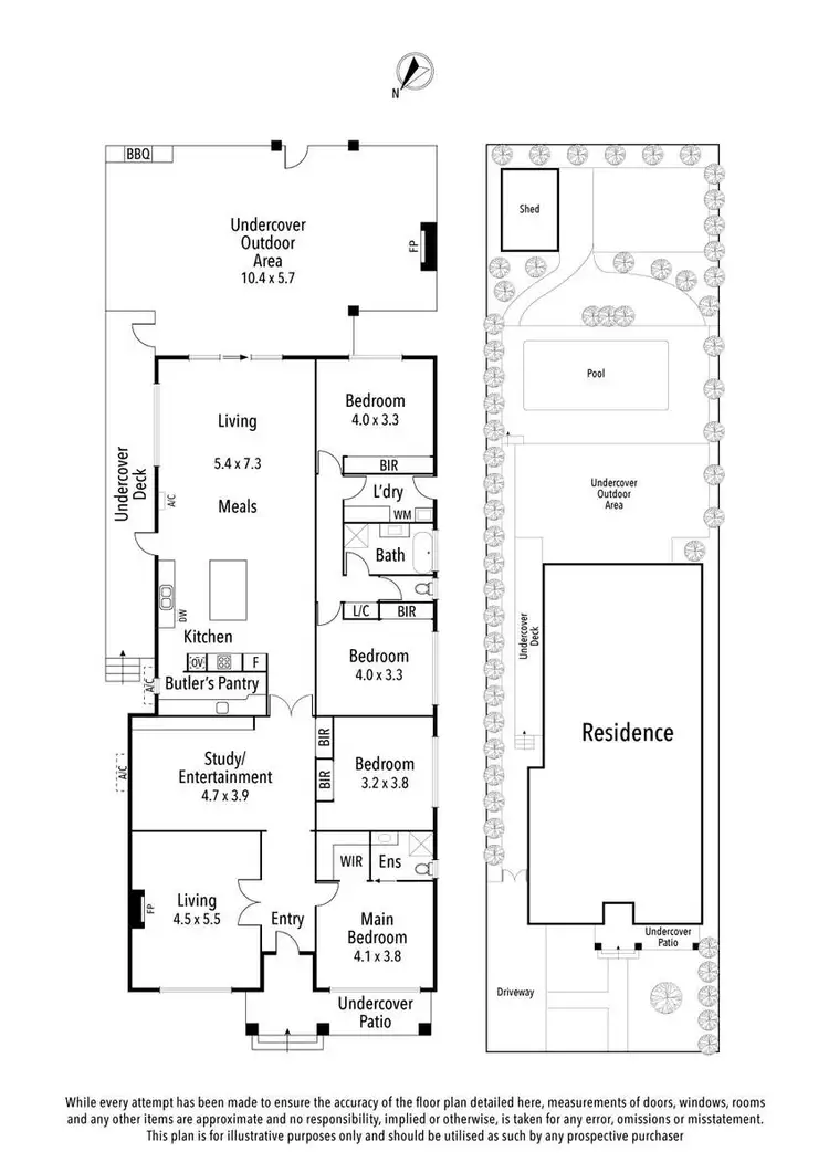 Floorplan of Homely house listing, 26 Hillside Road, Rosanna VIC 3084