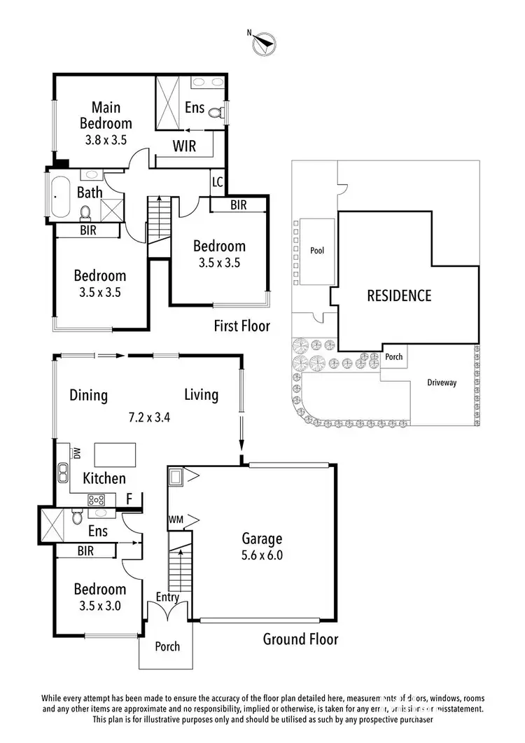 Floorplan of Homely house listing, 16 Brassey Avenue, Rosanna VIC 3084