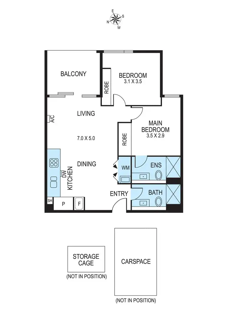 Floorplan of Homely apartment listing, 108/11 Bent Street, Bentleigh VIC 3204