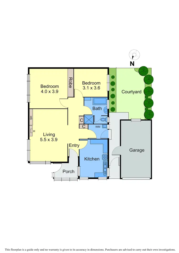 Floorplan of Homely apartment listing, 1/25 Hazel Street, Camberwell VIC 3124