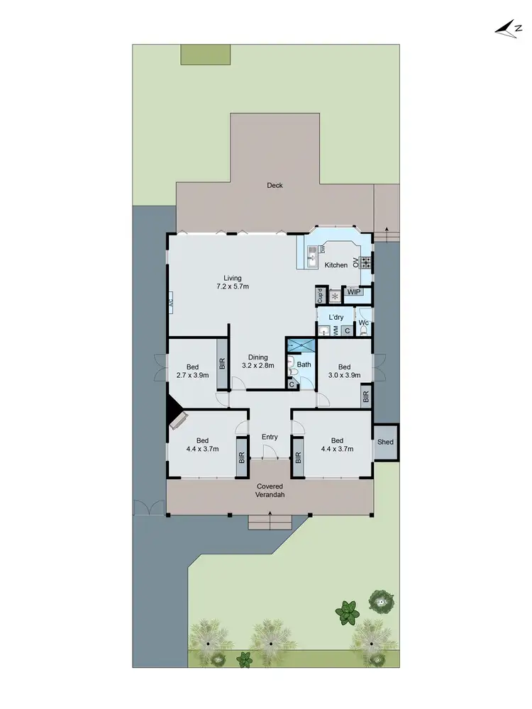 Floorplan of Homely house listing, 10 George Street, Oakleigh VIC 3166