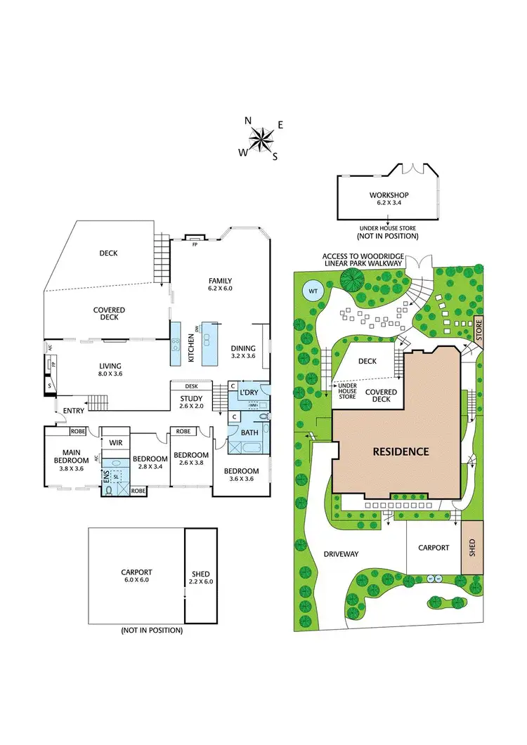 Floorplan of Homely house listing, 13 Monclaire Court, Eltham VIC 3095