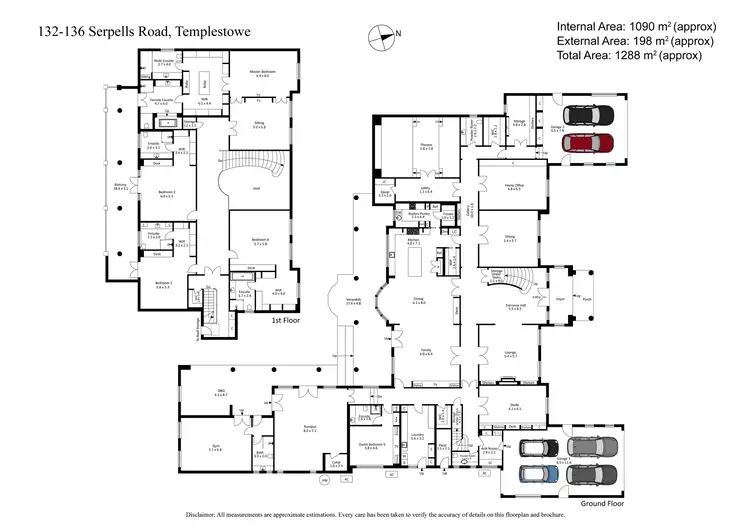 Floorplan of Homely house listing, 132-136 Serpells Road, Templestowe VIC 3106