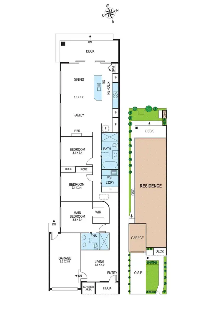 Floorplan of Homely townhouse listing, 7a Tucker Road, Bentleigh VIC 3204