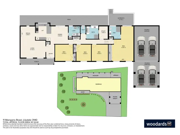 Floorplan of Homely house listing, 11 Mangans Road, Lilydale VIC 3140