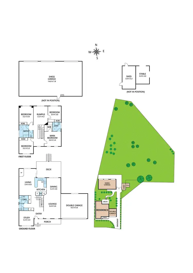 Floorplan of Homely house listing, 3-4 Citriodora Court, Diamond Creek VIC 3089