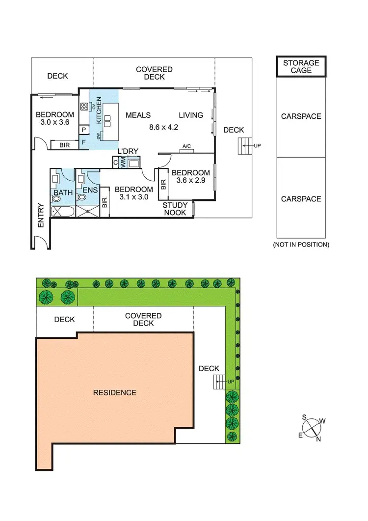 Floorplan of Homely apartment listing, 15/6 Dart Street, Highett VIC 3190