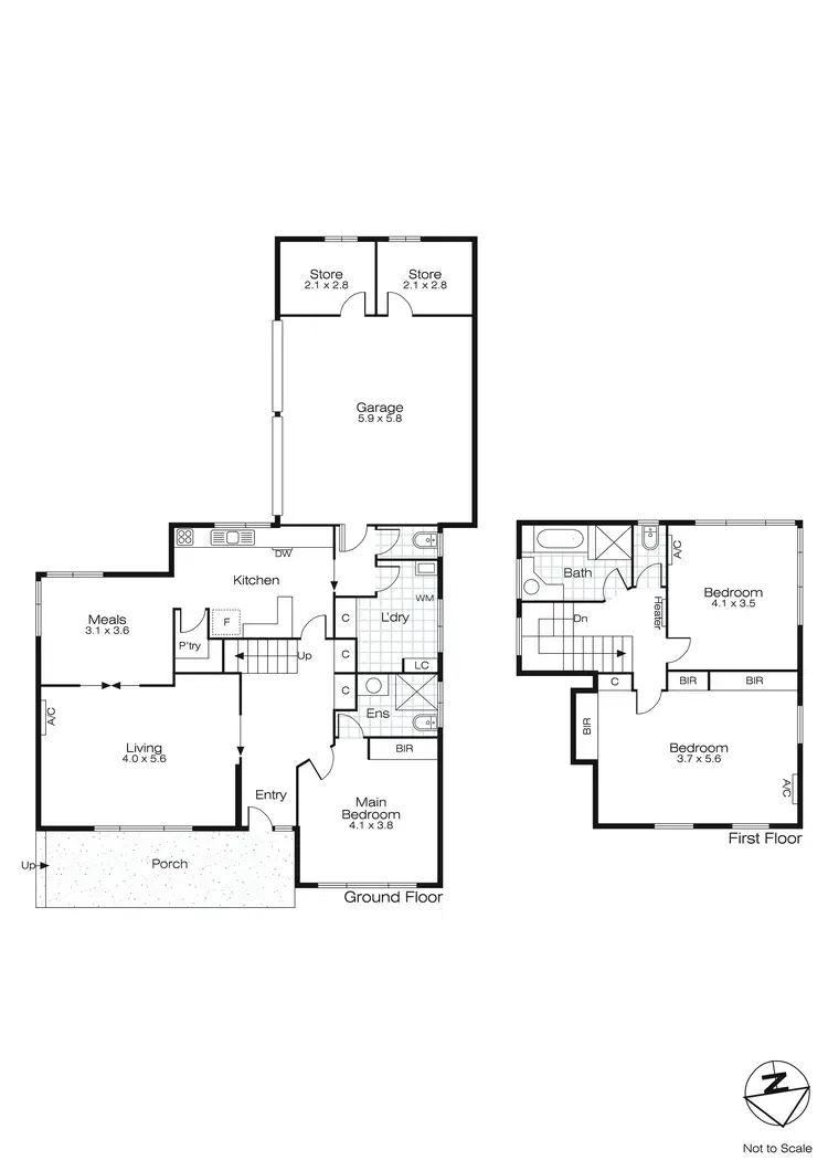 Floorplan of Homely house listing, 105 Howard Street, Soldiers Hill VIC 3350