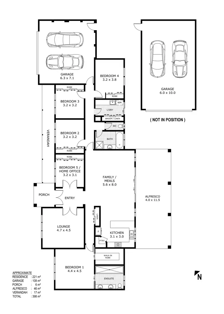 Floorplan of Homely house listing, 6A Willow Court, Kilmore VIC 3764