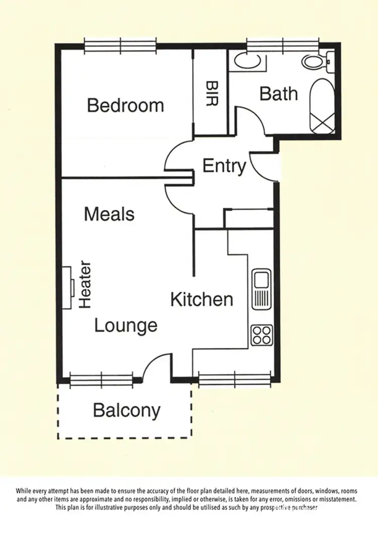 Floorplan of Homely apartment listing, 8/86 Marshall Street, Ivanhoe VIC 3079