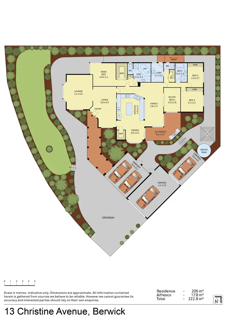 Floorplan of Homely house listing, 13 Christine Avenue, Berwick VIC 3806