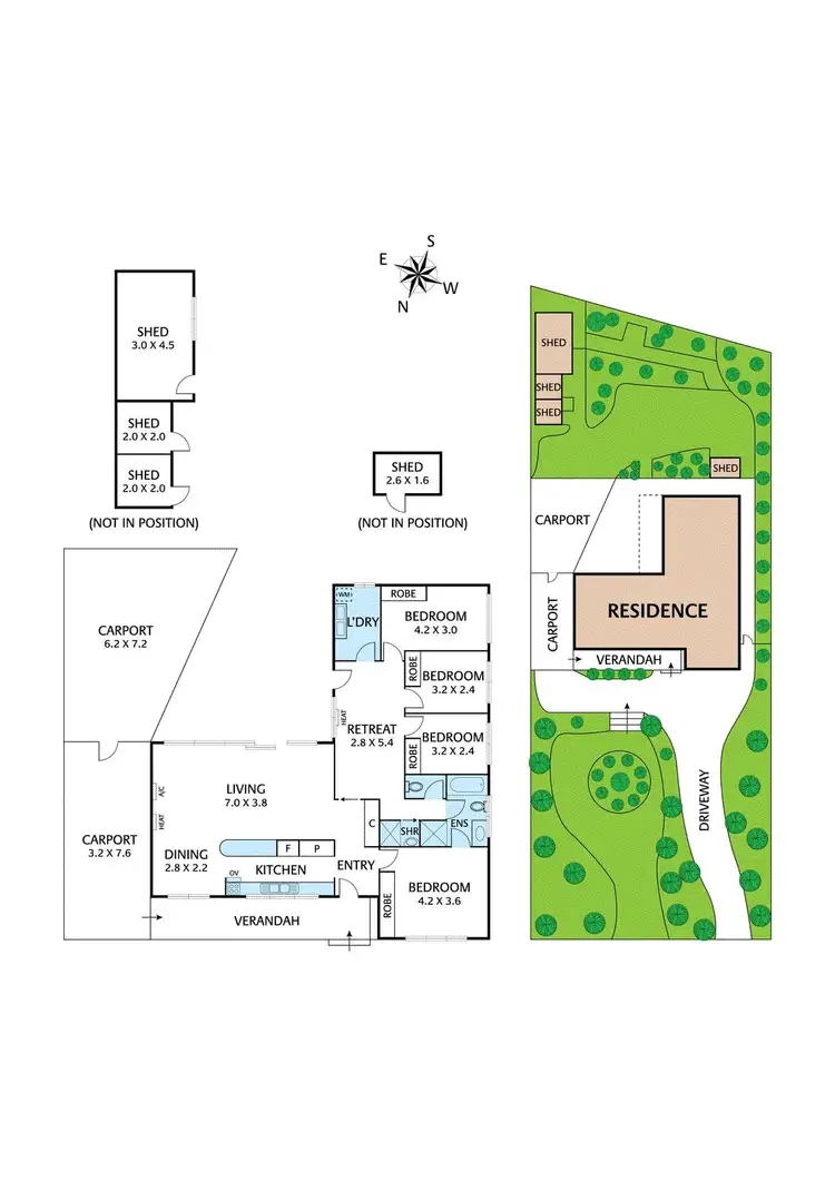 Floorplan of Homely house listing, 10 Calrossie Avenue, Montmorency VIC 3094
