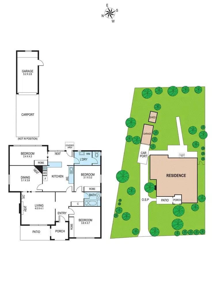 Floorplan of Homely house listing, 24 Park Crescent, Bentleigh VIC 3204