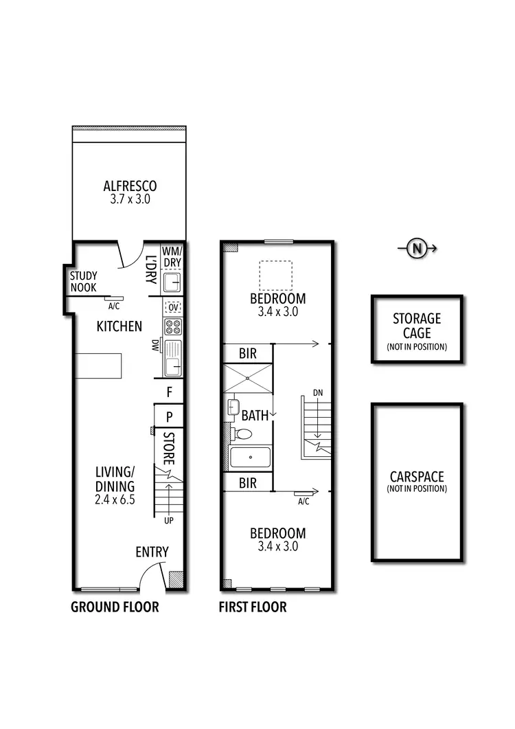 Floorplan of Homely apartment listing, 1/5 Industry Lane, Coburg VIC 3058