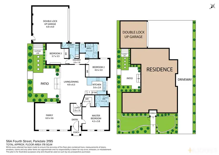 Floorplan of Homely house listing, 56a Fourth Street, Parkdale VIC 3195