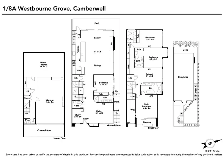 Floorplan of Homely house listing, 1/8a Westbourne Grove, Camberwell VIC 3124