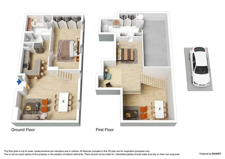 Floorplan of Homely apartment listing, 54/1 Riverside Quay, Southbank VIC 3006