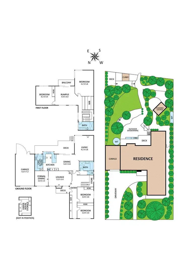 Floorplan of Homely house listing, 4 Mitchell Court, Diamond Creek VIC 3089