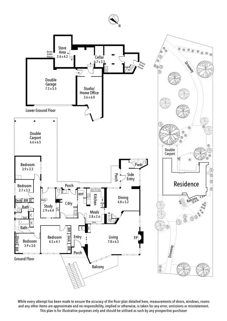 Floorplan of Homely house listing, 531 The Boulevard, Ivanhoe East VIC 3079