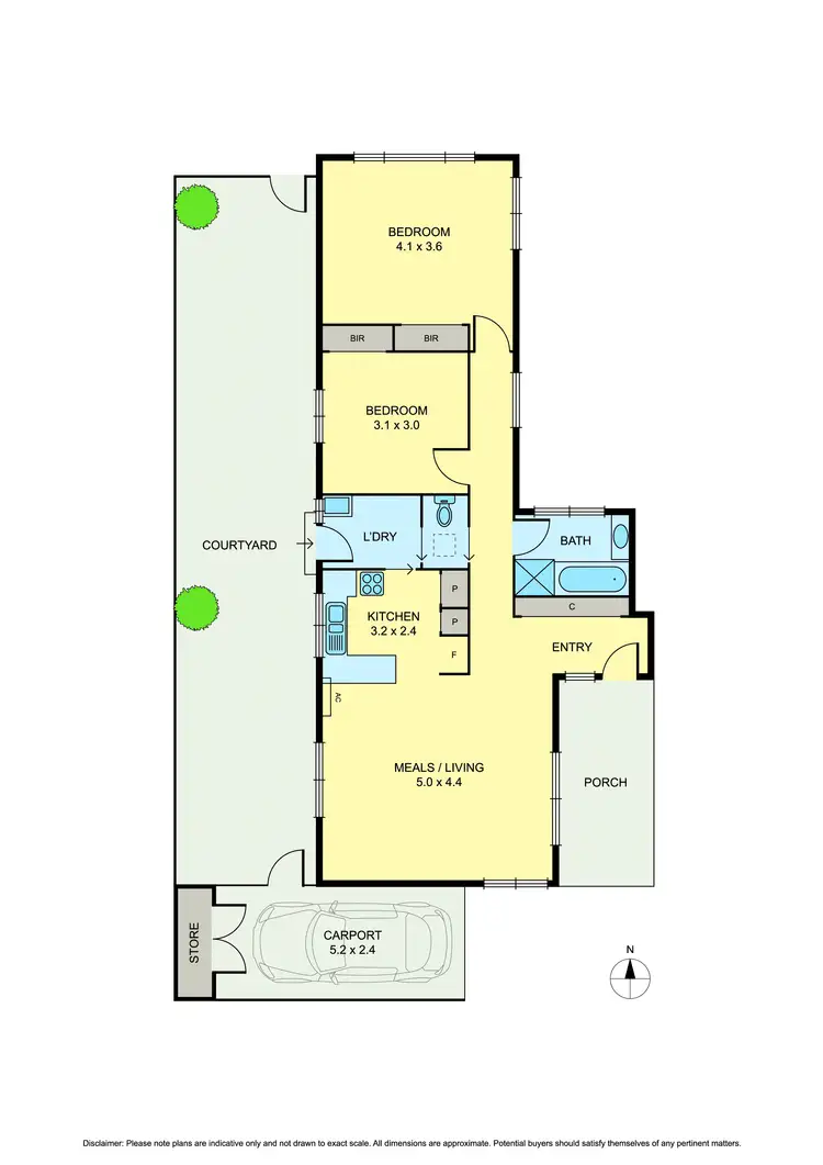 Floorplan of Homely unit listing, 2/593 High Street Road, Mount Waverley VIC 3149