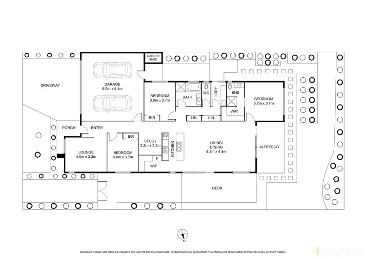 Floorplan of Homely house listing, 21 Pierview Drive, Curlewis VIC 3222