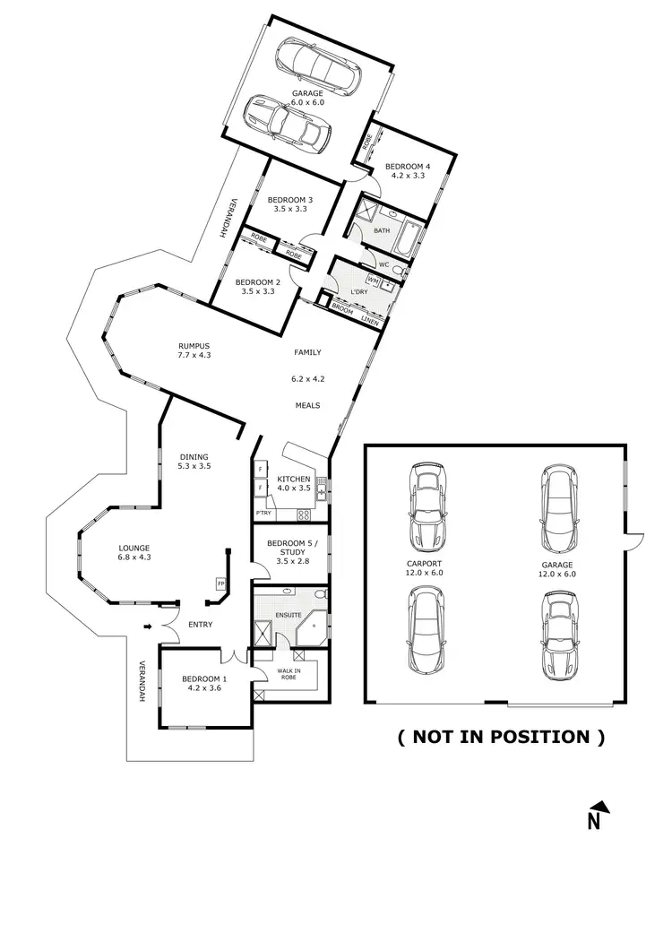 Floorplan of Homely house listing, 11 Rida Park Drive, Kilmore VIC 3764