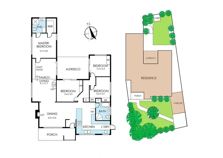 Floorplan of Homely house listing, 13A Turner Road, Highett VIC 3190